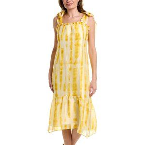 Marie Oliver Linen & Silk Maxi Dress